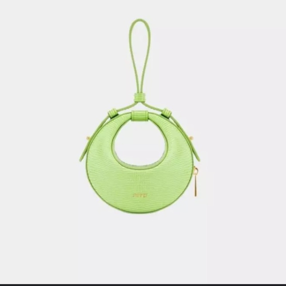 JW PEI mini rantan green croc